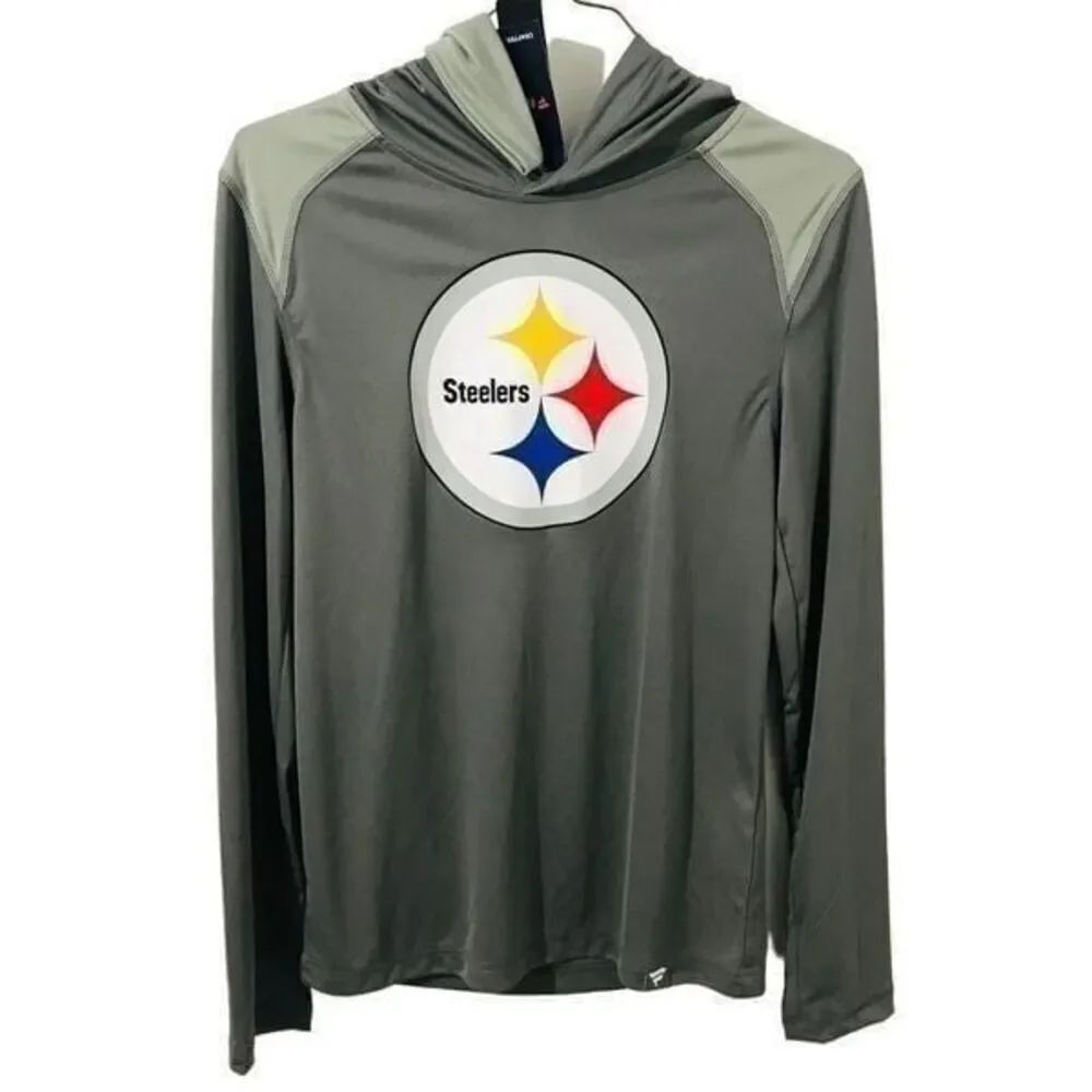 Fanatics Steelers Heaven hoodie storm Greystone size S……..  S186